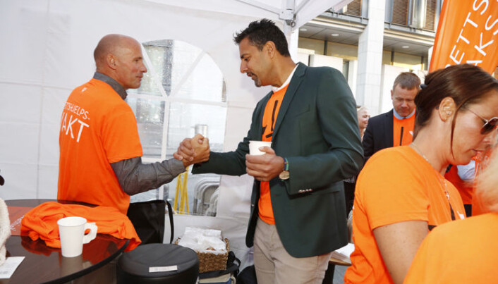 - Uverdig av statssekretæren, mente Abid Raja. - Uverdig av statssekretæren, mente Abid Raja.