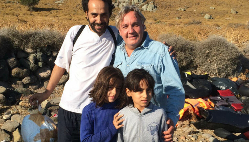I 2015 dro Kim Gerdts til Hellas for å hjelpe syriske flyktninger som tok seg over det smale stredet mellom Tyrkia og den greske øya Lésvos.