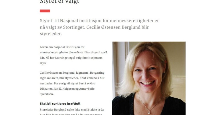 Faksimile fra Stortingets nettsider. Faksimile fra Stortingets nettsider.