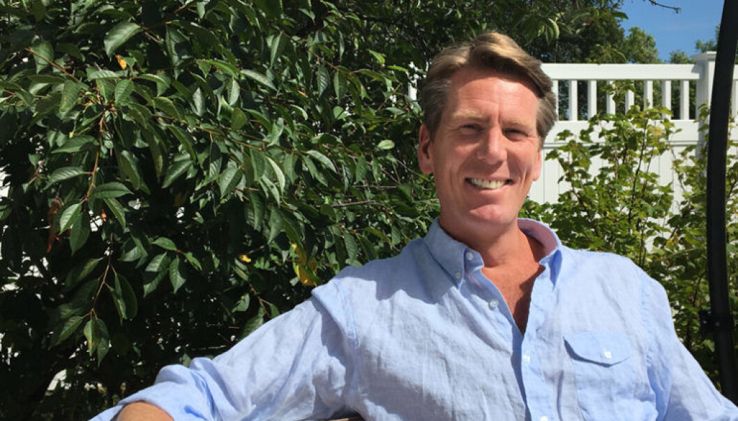 Nicolai Skridshol stortrives med å tilbringe sommeren på hytta i Vestfold - der han raskt kommer i sommerstemning. Foto: Privat Nicolai Skridshol stortrives med å tilbringe sommeren på hytta i Vestfold - der han raskt kommer i sommerstemning. Foto: Privat