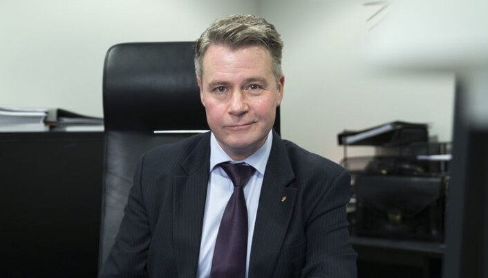 Justisminister Per-Willy Amundsen foreslår ingen økning i salærsatsen for neste år. Foto: Justisdepartementet Justisminister Per-Willy Amundsen foreslår ingen økning i salærsatsen for neste år. Foto: Justisdepartementet
