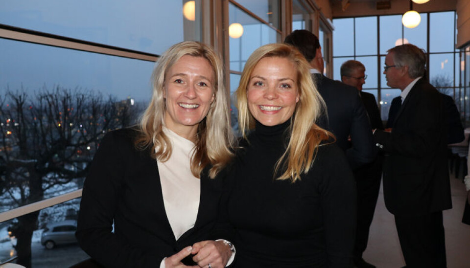 Wiersholms partner Kristine Hasle Øverby (t.h.) og markedsdirektør Christine Liæker Lindberg er begge opptatt av hvordan man kan få frem flere kvinnelige partnere.