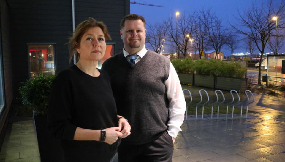 Styremedlem Elisabeth Bjelland og styreleder Stian Bråstein er godt fornøyd med at Sør Rogalands advokater omfavner advokatvaktordningen.