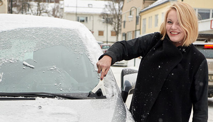 Bilen er ikke egnet som arbeidssted, understreker Siv Bleikvassli. Bilen er ikke egnet som arbeidssted, understreker Siv Bleikvassli.