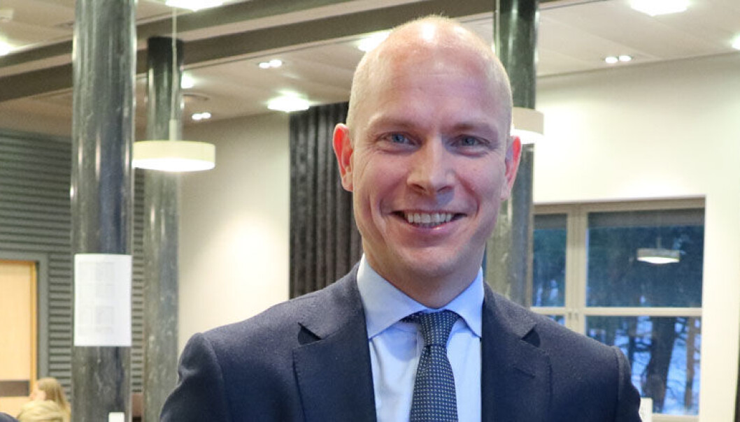 Managing partner Sverre Tyrhaug gleder seg over nok en topplassering for Thommessen. Arkivfoto: Henrik Skjevestad Managing partner Sverre Tyrhaug gleder seg over nok en topplassering for Thommessen. Arkivfoto: Henrik Skjevestad