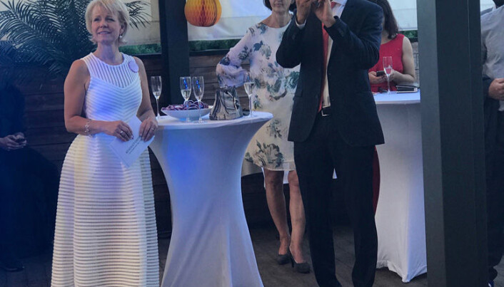 ENGASJERTE: Merete Smith, Kari Henriksen, og Jens Johan Hjort fulgte med på den unge artisten Halie sin opptreden. ENGASJERTE: Merete Smith, Kari Henriksen, og Jens Johan Hjort fulgte med på den unge artisten Halie sin opptreden.