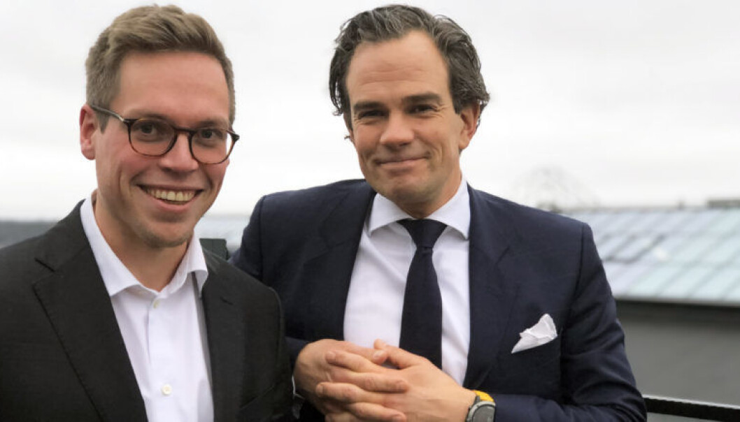 Forretningsutvikler Fredrik Hollen og partner Christian Hauge har ledet Wiersholms utvikling av Dispute Control. Forretningsutvikler Fredrik Hollen og partner Christian Hauge har ledet Wiersholms utvikling av Dispute Control.