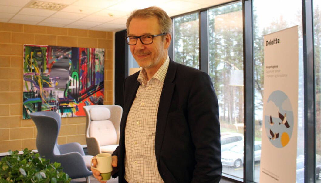 - Det er faktisk slik at de største leverandørene av skytjenester benytter utenlandske datasentere, poengterer Finn Eide i et intervju med Finansavisen. Foto: Henrik Skjevestad - Det er faktisk slik at de største leverandørene av skytjenester benytter utenlandske datasentere, poengterer Finn Eide i et intervju med Finansavisen. Foto: Henrik Skjevestad