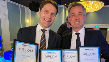 Wiersholm-partnerne Jon Rabben og Morten Goller kunne begge smykke seg med priser fra Finansavisens årlige advokatundersøkelse. Foto: Wiersholm Wiersholm-partnerne Jon Rabben og Morten Goller kunne begge smykke seg med priser fra Finansavisens årlige advokatundersøkelse. Foto: Wiersholm