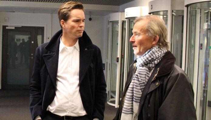 Marius Dietrichson og Frode Sulland mener Borgarting lagmannsrett utfordrer prinsippet om at
folket skal ha en avgjørende stemme i retten. Foto: Henrik Skjevestad Marius Dietrichson og Frode Sulland mener Borgarting lagmannsrett utfordrer prinsippet om at
folket skal ha en avgjørende stemme i retten. Foto: Henrik Skjevestad