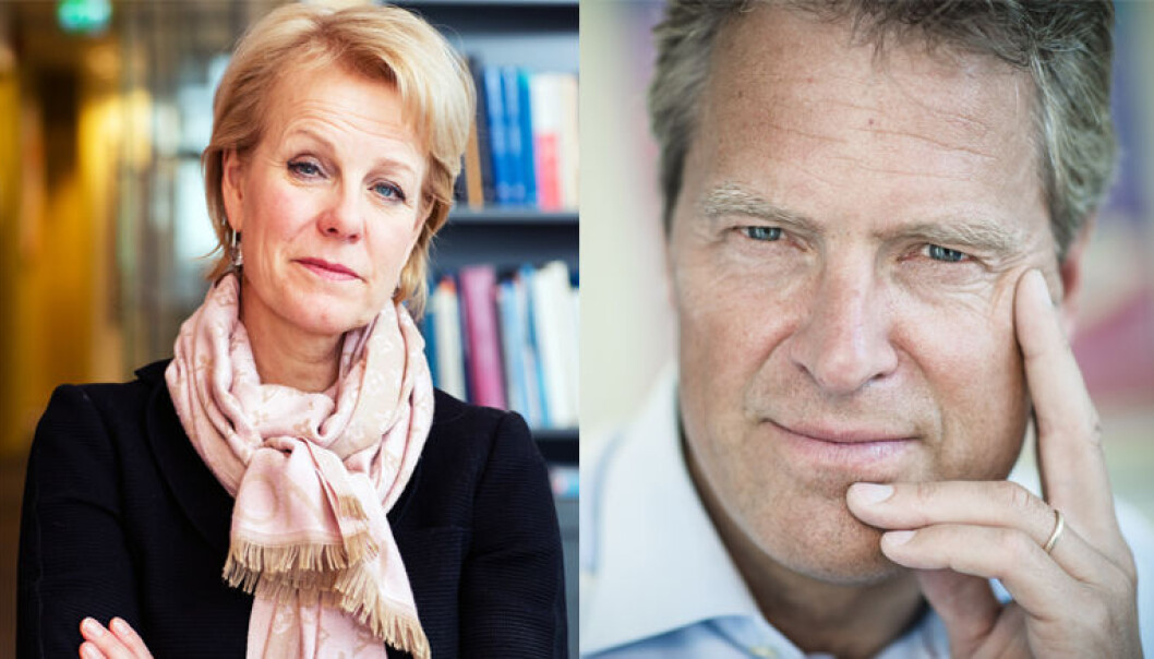 Advokatforeningens generalsekretær Merete Smith og leder Jens Johan Hjort. Foto: Monica Kvaale/Henrik Evertsson Advokatforeningens generalsekretær Merete Smith og leder Jens Johan Hjort. Foto: Monica Kvaale/Henrik Evertsson