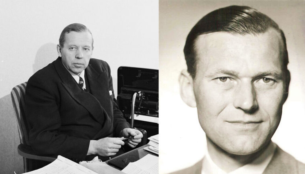 Erling Wikborg (t.v) etablerte selskapet i 1923, og i 1947 inngikk han kompaniskap med Alex Rein. Erling Wikborg (t.v) etablerte selskapet i 1923, og i 1947 inngikk han kompaniskap med Alex Rein.