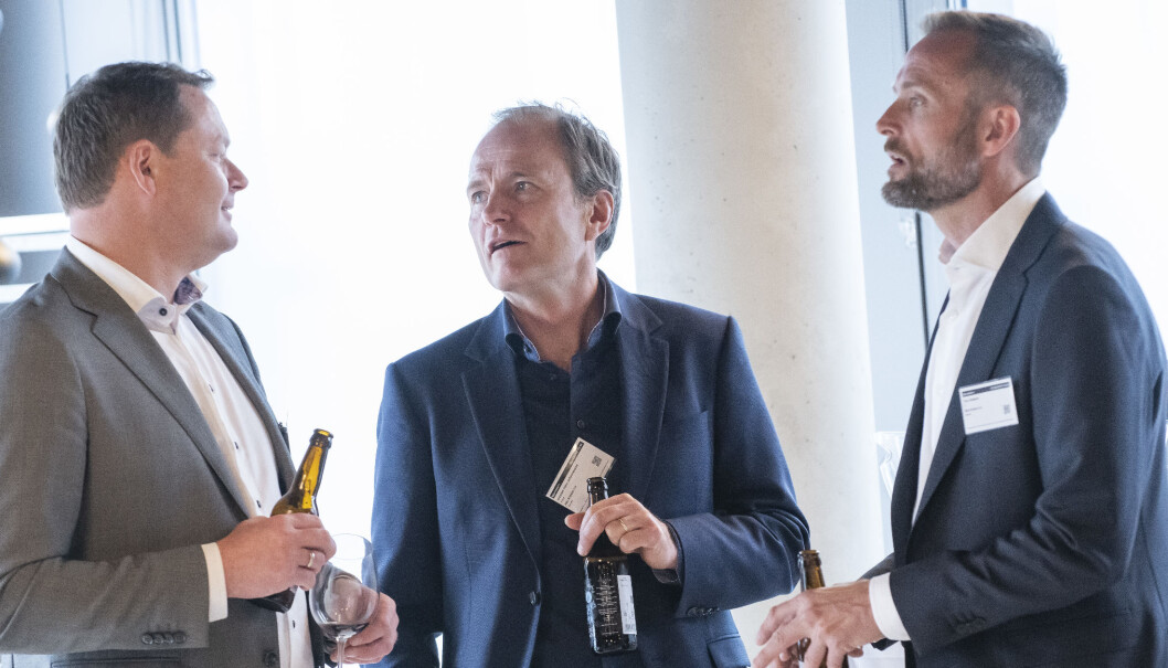 Kurt Weltzien, Christen Horn Johannessen og Tron Dalheim etter panelsamtalen. Kurt Weltzien, Christen Horn Johannessen og Tron Dalheim etter panelsamtalen.