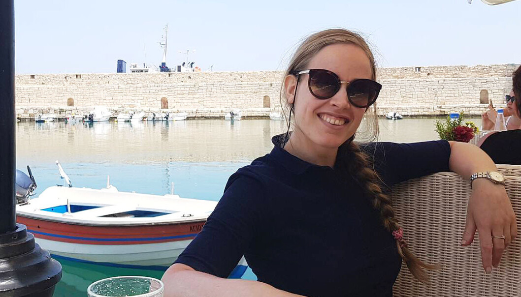 På Kreta som "klimaflyktning" fra det noen ganger kalde nord. Foto: Privat På Kreta som "klimaflyktning" fra det noen ganger kalde nord. Foto: Privat