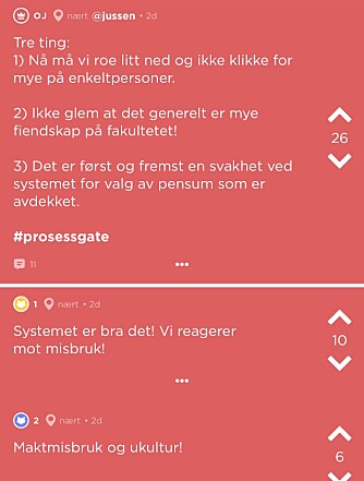 Flere studenter er kritisk til systemet for valg av pensum på diskusjonsforumet Jodel. Foto: Skjermdump Flere studenter er kritisk til systemet for valg av pensum på diskusjonsforumet Jodel. Foto: Skjermdump