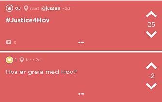 Støtte til Jo Hov på Jodel. Støtte til Jo Hov på Jodel.