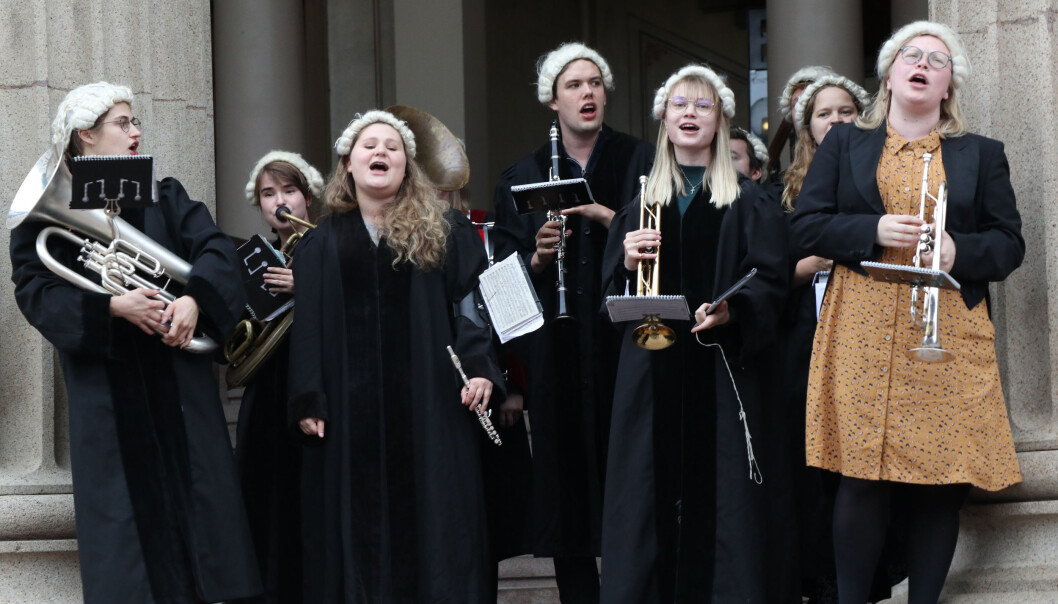 Musikk fra jusstudentkorpset Corpsus Juris markerte åpningen av Oslo Legal walk 2019. Musikk fra jusstudentkorpset Corpsus Juris markerte åpningen av Oslo Legal walk 2019.