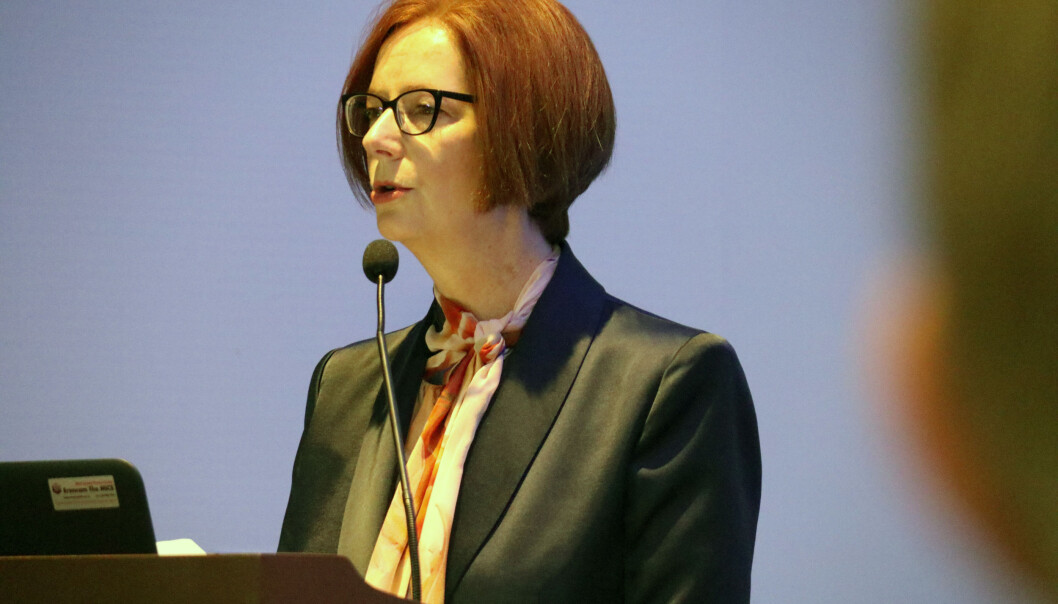 Tidligere statsminister i Australia, Julie Gillard er nå tilbake i virket som advokat. Tidligere statsminister i Australia, Julie Gillard er nå tilbake i virket som advokat.