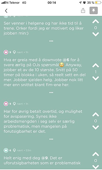 Skjermdump fra Jodel. Skjermdump fra Jodel.