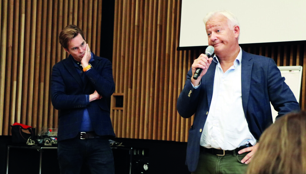 Forsvarerne mener at deres klienter oftere og oftere nektes innsyn i saksdokumenter. Her Marius Dietrichson og Jørn Sigurd Maurud. Forsvarerne mener at deres klienter oftere og oftere nektes innsyn i saksdokumenter. Her Marius Dietrichson og Jørn Sigurd Maurud.