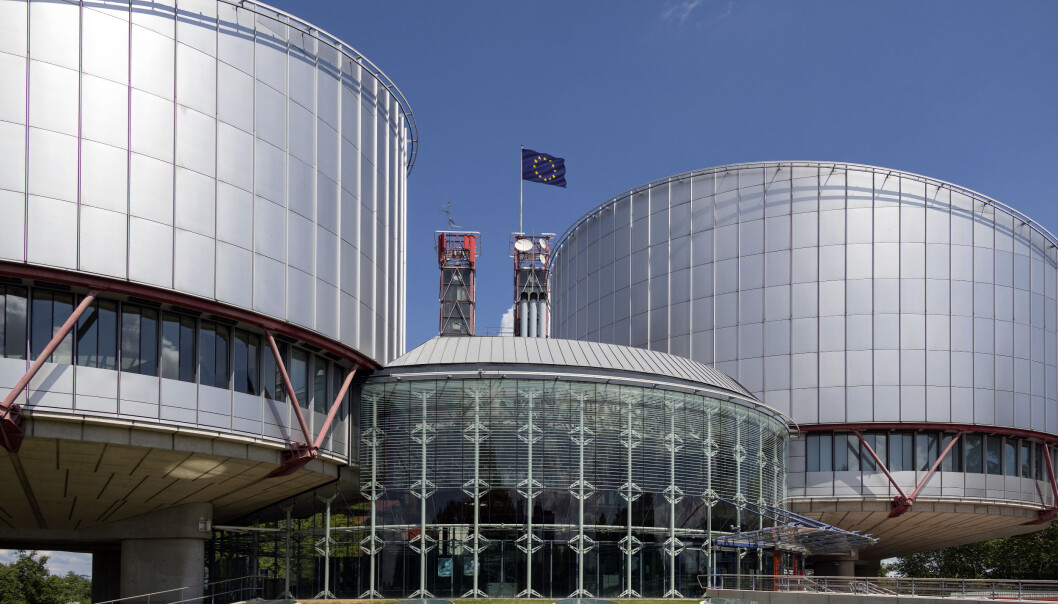 Den europeiske menneskerettighetsdomstolen i Strasbourg. Den europeiske menneskerettighetsdomstolen i Strasbourg.