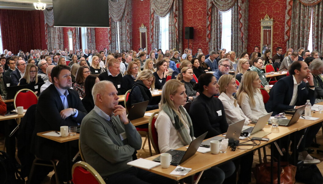 Det var fullsatt sal under arbeidsrettskurset i Sandefjord. Det var fullsatt sal under arbeidsrettskurset i Sandefjord.