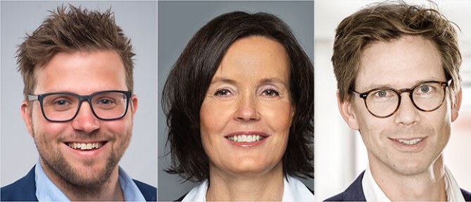 Tarjei Magnus Hugaas, Helene Elness og Johannes Bakkevig. Tarjei Magnus Hugaas, Helene Elness og Johannes Bakkevig.