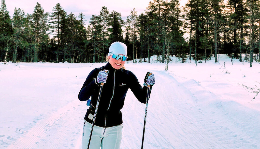 Ingeborg Kristine Lind liker å gå fort på ski. Ingeborg Kristine Lind liker å gå fort på ski.