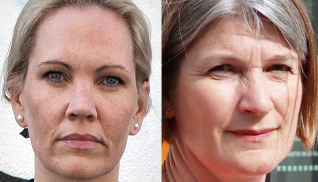 Maria Hessen Jacobsen og Else Leona McClimans. Maria Hessen Jacobsen og Else Leona McClimans.