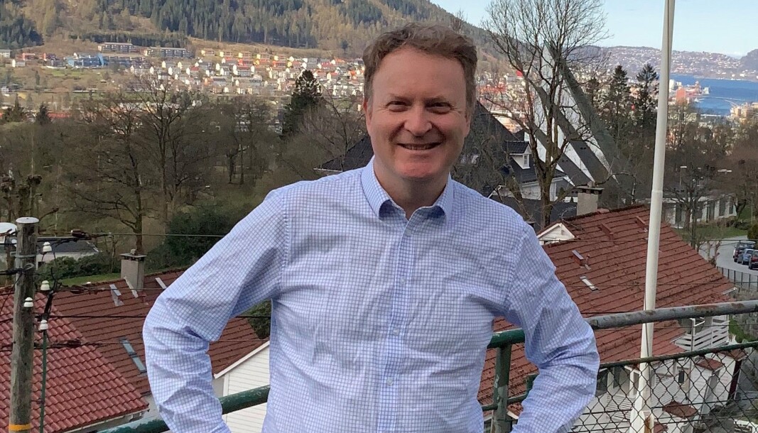 Børje L. Hoff i advokatfirmaet Harris håper at firmaets medarbeidere snart kan være tilbake på kontoret Børje L. Hoff i advokatfirmaet Harris håper at firmaets medarbeidere snart kan være tilbake på kontoret