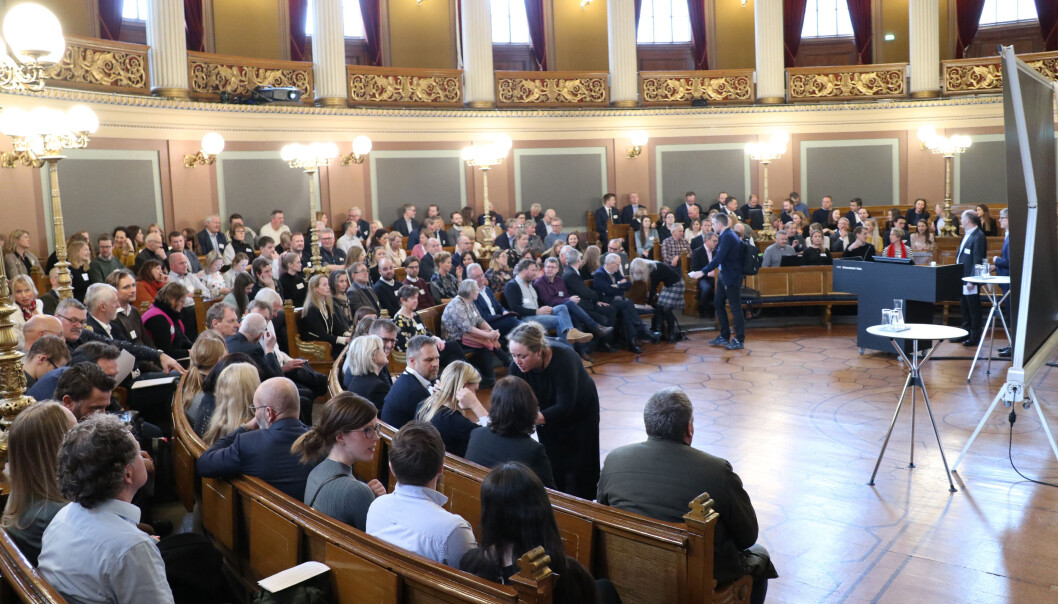 I mars ble Meklingskonferansen arrangert i Gamle festsal i Oslo I mars ble Meklingskonferansen arrangert i Gamle festsal i Oslo