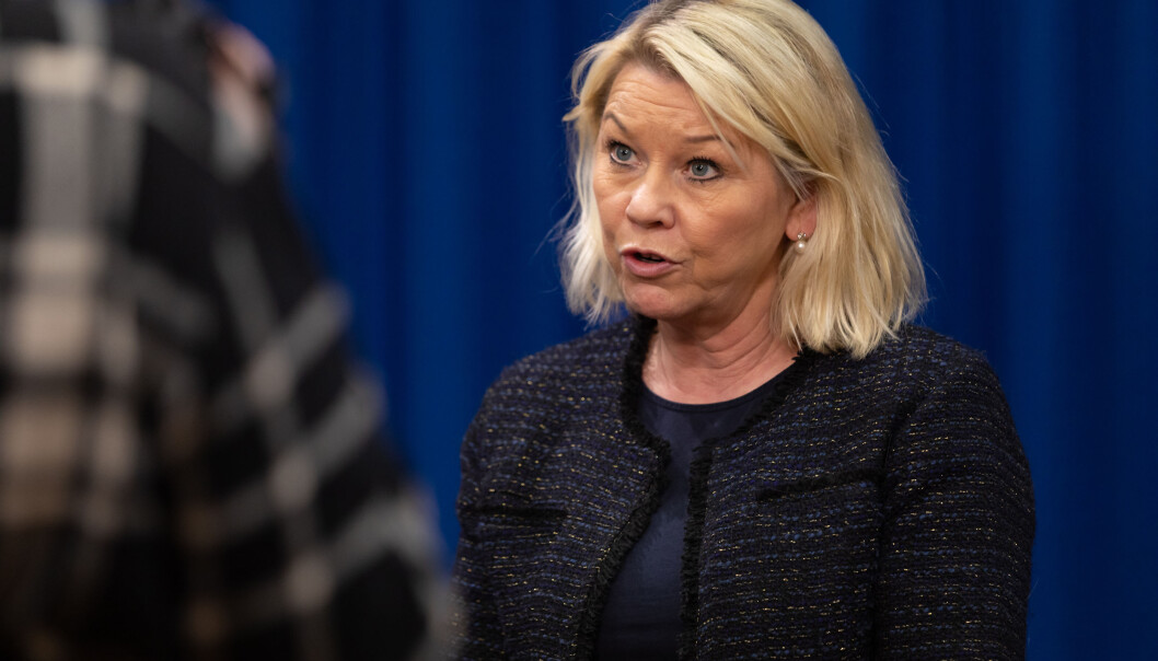 Justisminister Monica Mæland. Justisminister Monica Mæland.