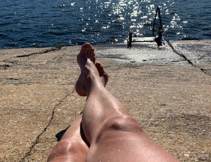 Thomas Nordby sendte oss dette sommerbildet av seg selv - her på familiens sommerparadis utenfor Sandefjord. Thomas Nordby sendte oss dette sommerbildet av seg selv - her på familiens sommerparadis utenfor Sandefjord.