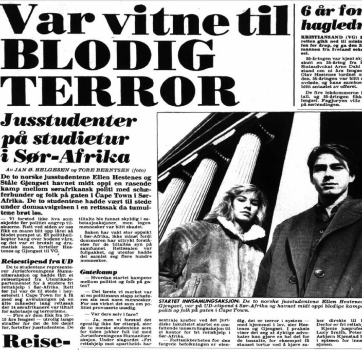 Det hele startet i 1989, da ledelsens studietur til Sør-Afrika ble noe mer dramatisk enn planlagt. Det hele startet i 1989, da ledelsens studietur til Sør-Afrika ble noe mer dramatisk enn planlagt.