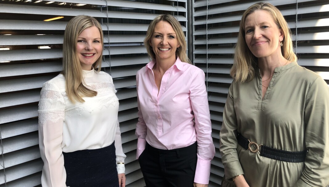 – Det er mange nye aktører som leter etter gode investeringsmuligheter innenfor grønn energi og energieffektivisering, sier partnerne Camilla Grytten, Siv Madland og Eeva Kantanen. – Det er mange nye aktører som leter etter gode investeringsmuligheter innenfor grønn energi og energieffektivisering, sier partnerne Camilla Grytten, Siv Madland og Eeva Kantanen.