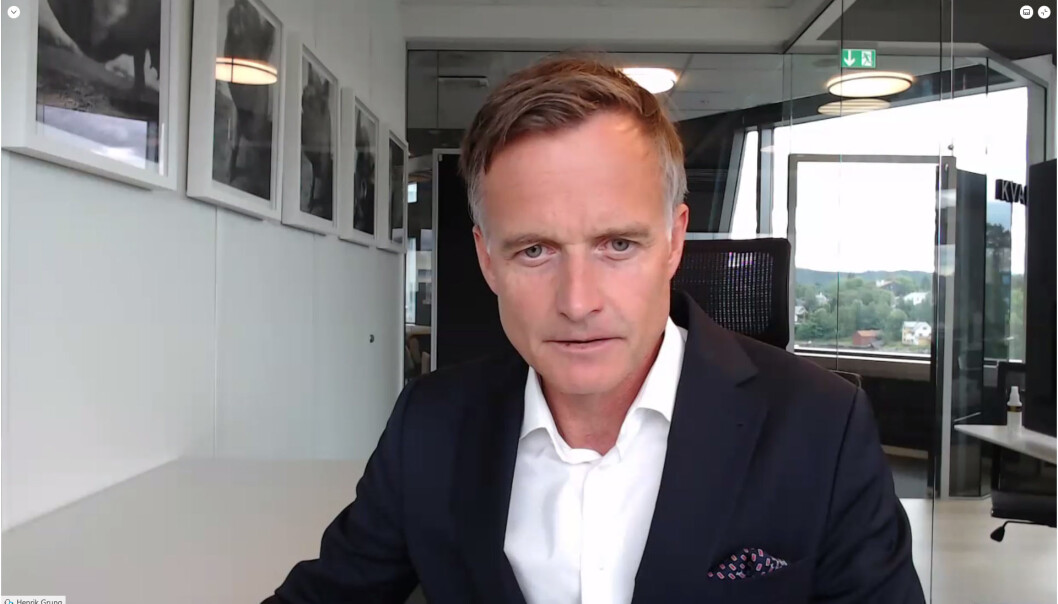 – Vi har hatt et spennende samarbeid med ambassaden over flere år. Det er mange synergier mellom dansk og norsk næringsliv, sier advokat Henrik Grung i Kvale. – Vi har hatt et spennende samarbeid med ambassaden over flere år. Det er mange synergier mellom dansk og norsk næringsliv, sier advokat Henrik Grung i Kvale.
