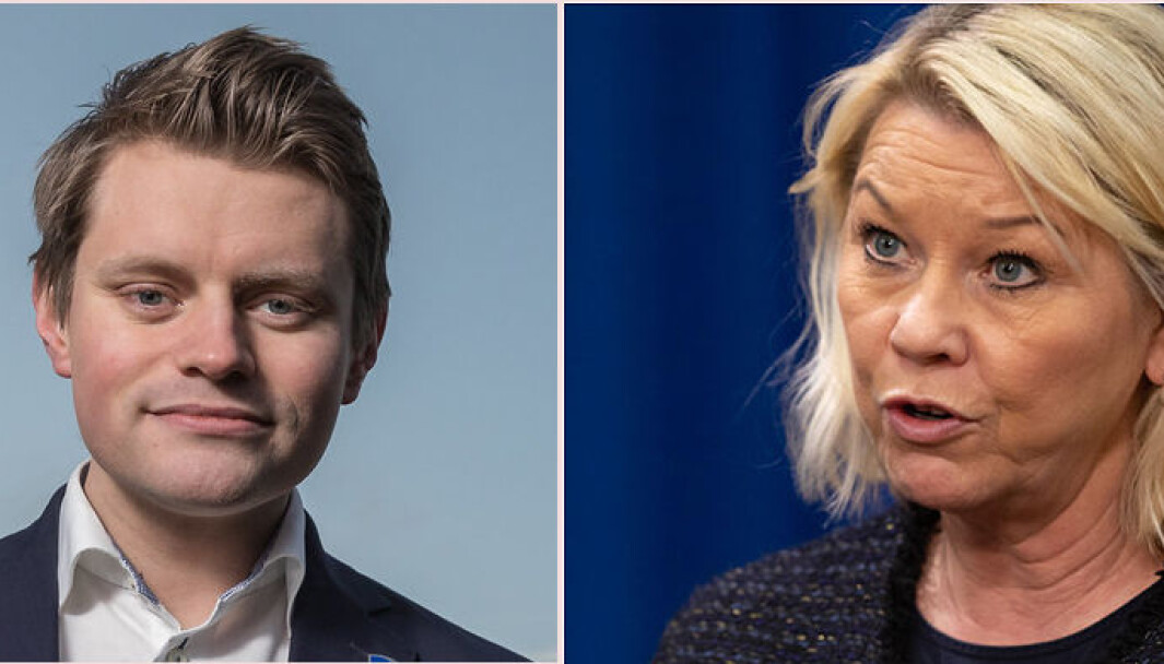Stortingsrepresentant Peter Frølich og justisminister Monica Mæland. Stortingsrepresentant Peter Frølich og justisminister Monica Mæland.