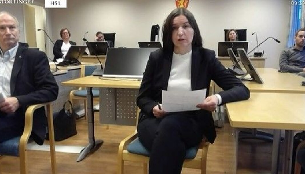 Advokat Hanne Elise Skare deltok i høringen fra Vesterålen tingrett Advokat Hanne Elise Skare deltok i høringen fra Vesterålen tingrett