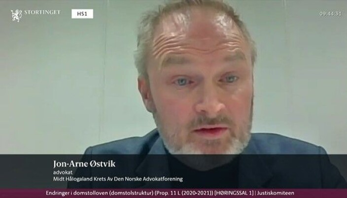 Advokat Jon Arne Østvik fra Midt-Hålogaland krets. Advokat Jon Arne Østvik fra Midt-Hålogaland krets.