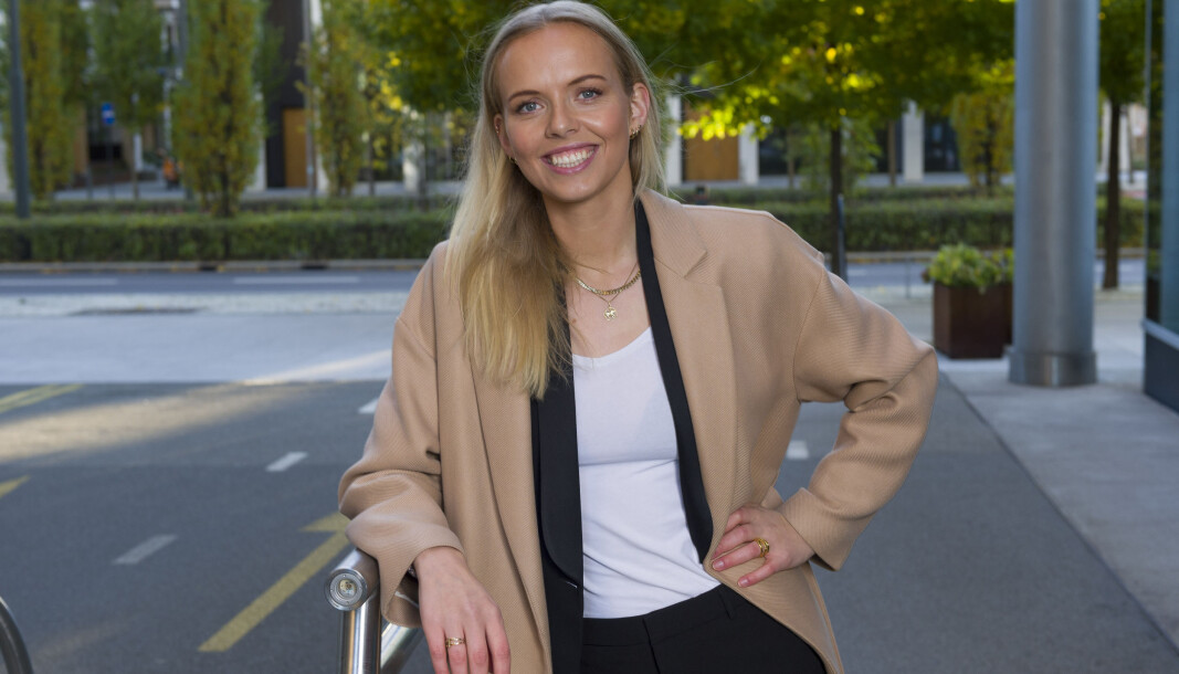 Aurora Bjørnvold Assev har på bare to år bygget seg opp masse erfaring i Riisa & Co. Aurora Bjørnvold Assev har på bare to år bygget seg opp masse erfaring i Riisa & Co.