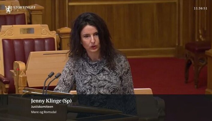 Senterparti-politiker Jenny Klinge er kritisk til den nye domstolreformen. Senterparti-politiker Jenny Klinge er kritisk til den nye domstolreformen.
