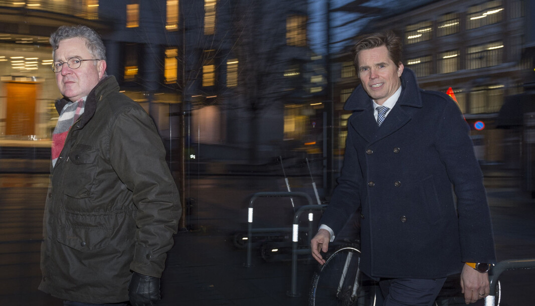 Da Halvard Helle og Marius Dietrichson ble bedt om å oppsummere koronaåret 2020, svarte de kort: Det har vært mye møtevirksomhet. Særlig på Teams. Da Halvard Helle og Marius Dietrichson ble bedt om å oppsummere koronaåret 2020, svarte de kort: Det har vært mye møtevirksomhet. Særlig på Teams.