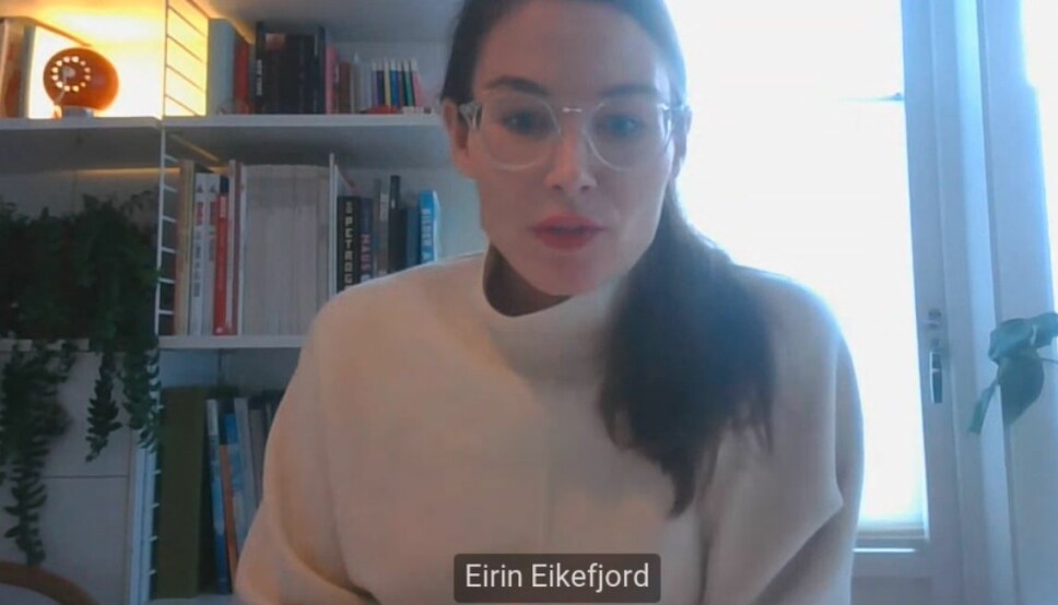 - Juss er logikk satt i system, et fag med en klar samfunnsmessig relevans, har Eirin Eikefjord uttalt til sin egen avis BT, der hun tidligere var rettskommentator før hun ble politisk redaktør.