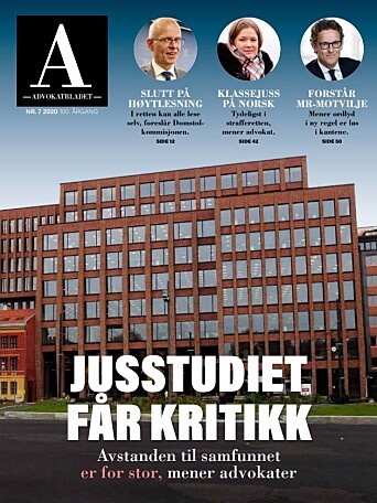 Advokatbladet skrev en omfattende artikkelserie om juristutdanningen i fjor. Trykk på bildet om du vil lese! Advokatbladet skrev en omfattende artikkelserie om juristutdanningen i fjor. Trykk på bildet om du vil lese!