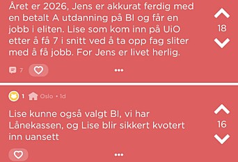 Flere jusstudenter er kritiske til å åpne opp for konkurrerende utdanninger Flere jusstudenter er kritiske til å åpne opp for konkurrerende utdanninger