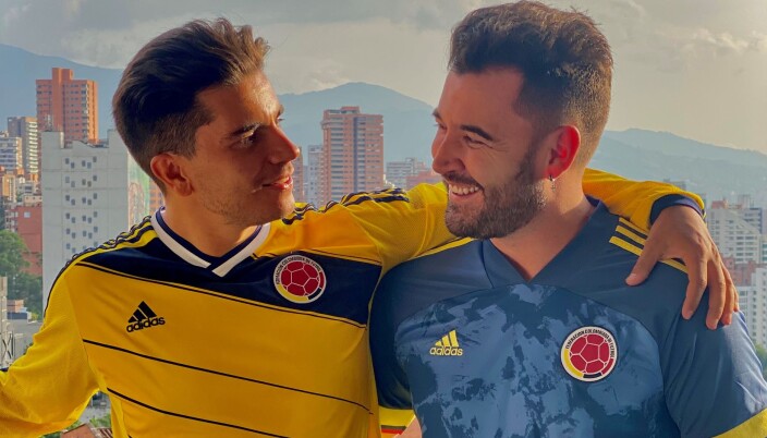 John Erik måtte skaffe seg et helt nytt nettverk i Colombia. Her med norsk-colombianske Johannes Tvedt som han ble kjent med under oppholdet. John Erik måtte skaffe seg et helt nytt nettverk i Colombia. Her med norsk-colombianske Johannes Tvedt som han ble kjent med under oppholdet.