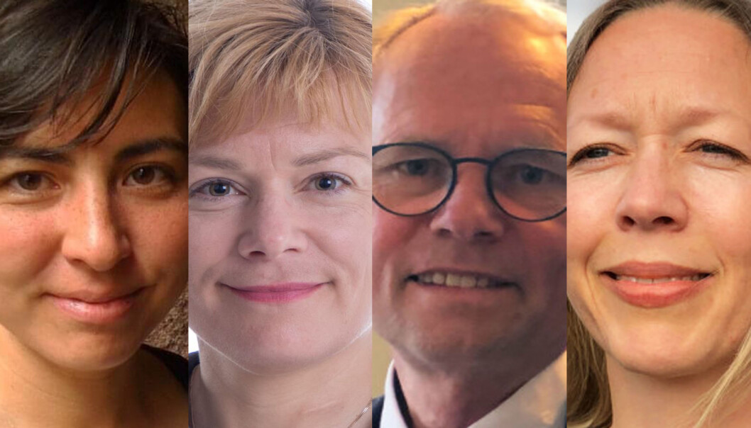 Mona Naomi Lintvedt, Anna Nylund, Hans Petter Graver og Kristin Bergtora Sandvik. Mona Naomi Lintvedt, Anna Nylund, Hans Petter Graver og Kristin Bergtora Sandvik.