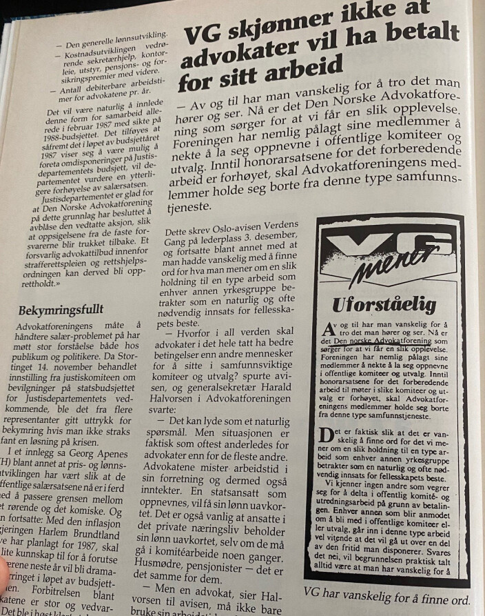 VG tok på lederplass til motmæle mot aksjonen, og omtalte den som uforståelig. VG tok på lederplass til motmæle mot aksjonen, og omtalte den som uforståelig.