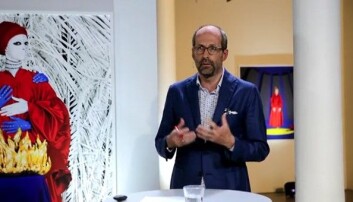 Wiersholm-partner Jan Fougner fortalte blant annet om advokatenes skepsis til nye teknologiske hjelpemidler før koronapandemien. Wiersholm-partner Jan Fougner fortalte blant annet om advokatenes skepsis til nye teknologiske hjelpemidler før koronapandemien.