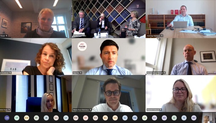Representantskapet drøftet den kommende advokatloven i et digitalt møte den 26.mai i år. Representantskapet drøftet den kommende advokatloven i et digitalt møte den 26.mai i år.